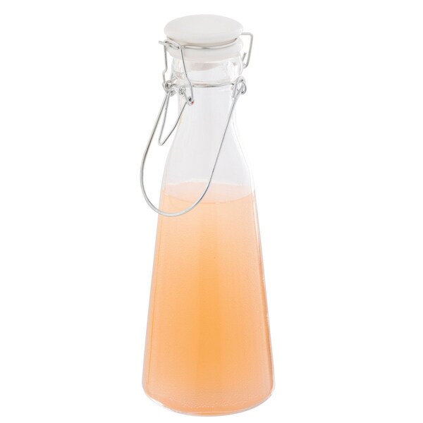 Round Resealable Carafe, Clr Glass, 17 oz