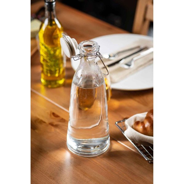 Round Resealable Carafe, Clr Glass, 34 oz