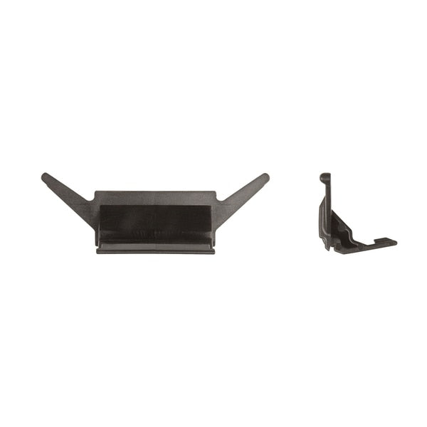 Blk Nyln Moulding Clips 22mm Wide 46mm L PK25