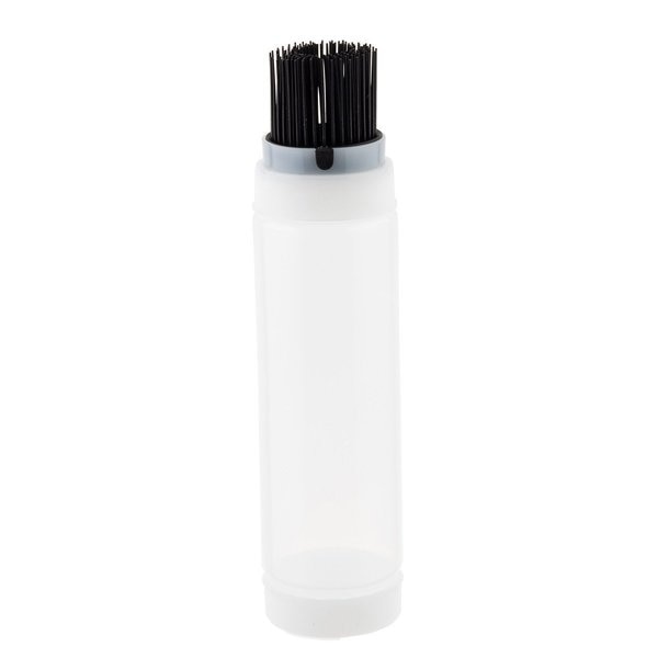 Squeeze Bottle/Brush Top, 24 oz, Clr/Blk