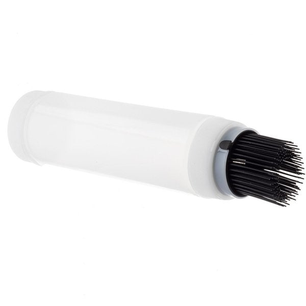 Squeeze Bottle/Brush Top, 24 oz, Clr/Blk