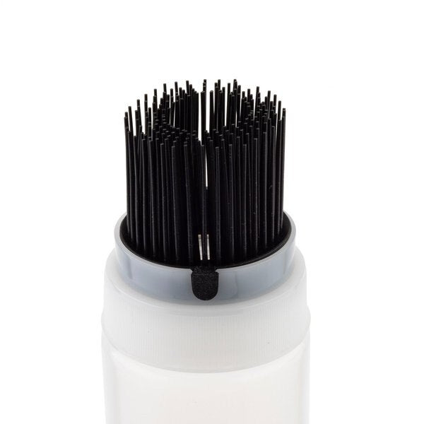 Squeeze Bottle/Brush Top, 24 oz, Clr/Blk