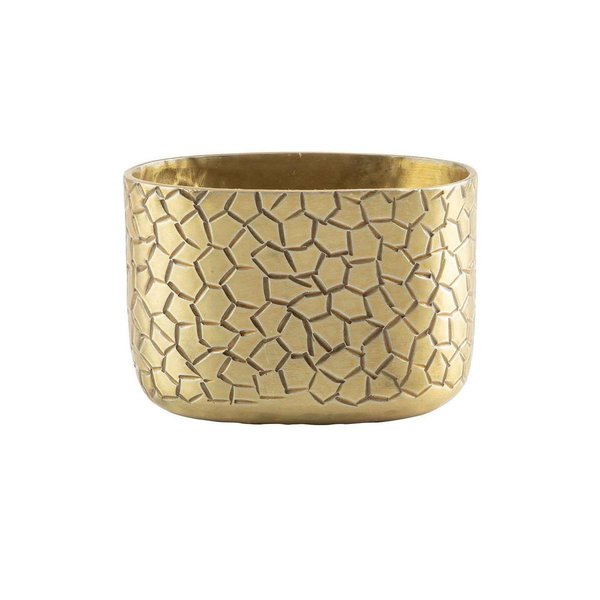 Sugar Packet Holder, Oval, Gold Finish