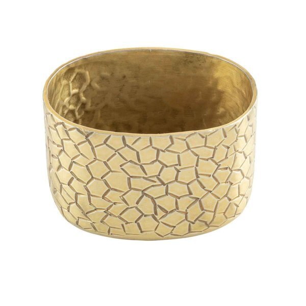 Sugar Packet Holder, Oval, Gold Finish