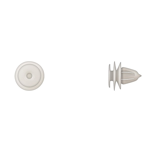 Ntrl Nyln Trim Panel Ret 9mm Hole Size 10mm Stem L PK25