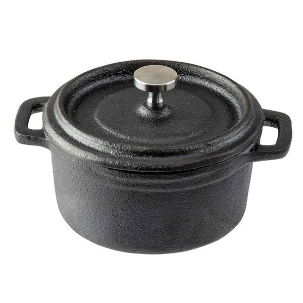 Cocotte with Lid, Cast Iron/SS Knob, 8 oz