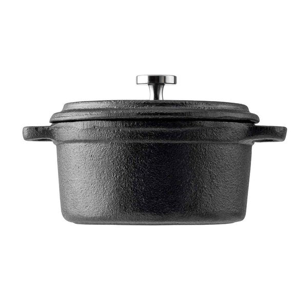 Cocotte with Lid, Cast Iron/SS Knob, 8 oz