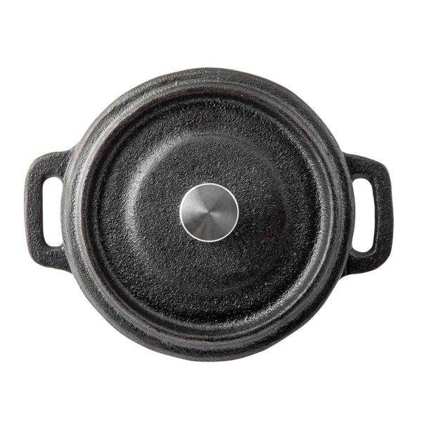 Cocotte with Lid, Cast Iron/SS Knob, 8 oz