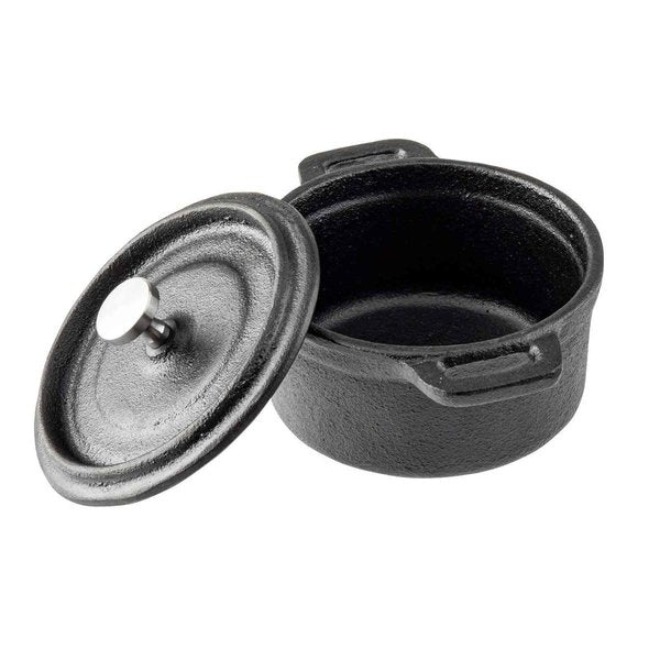 Cocotte with Lid, Cast Iron/SS Knob, 8 oz