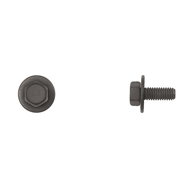 M6-1.00 Hex Head Cap Screw, Black 16 mm L