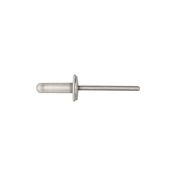 Blind Rivet, Flanged Head, 4.8 mm Dia., Aluminum Body