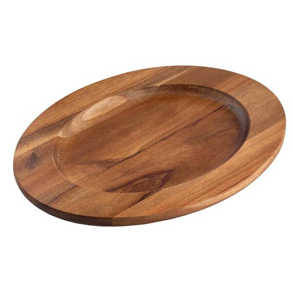 Acacia Wood Underliner for Oval Skillet