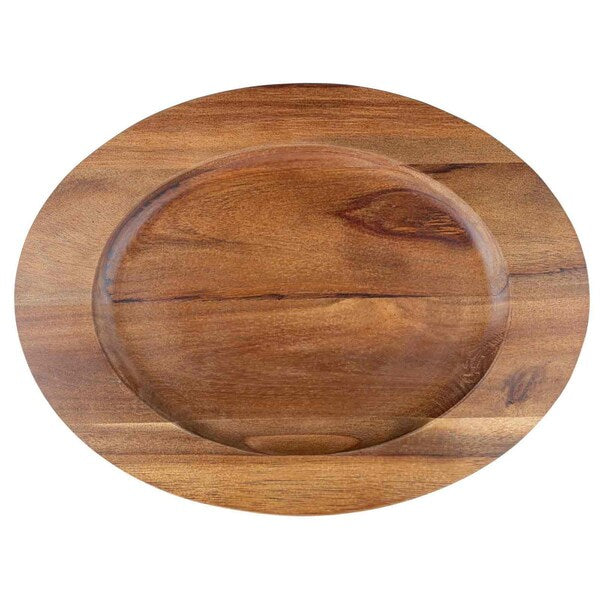 Acacia Wood Underliner for Oval Skillet