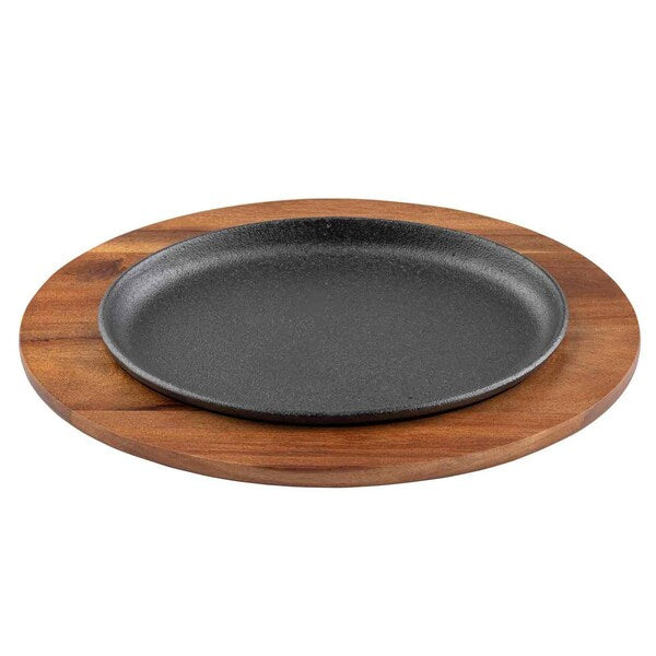 Acacia Wood Underliner for Oval Skillet