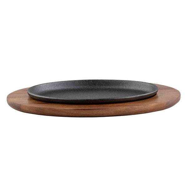 Acacia Wood Underliner for Oval Skillet