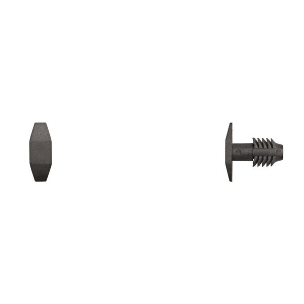 Blk Nyln Hood Seal Ret 6.5mm Hole Size 14mm Stem L PK50