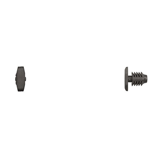 Blk Nyln Hood Seal Ret 6.5mm Hole Size 11mm Stem L PK100