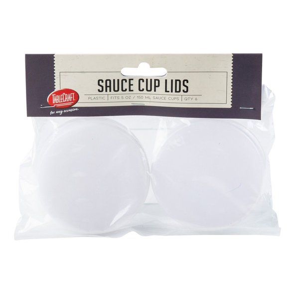 Replacement Clear Plastic Lids for, PK6