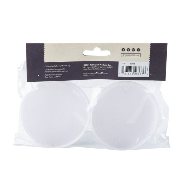 Replacement Clear Plastic Lids for, PK6