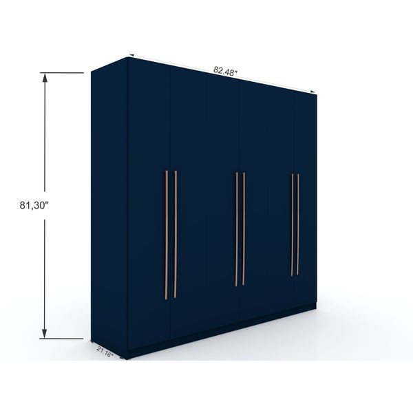 Modern Freestanding Wardrobe Armoire Clo