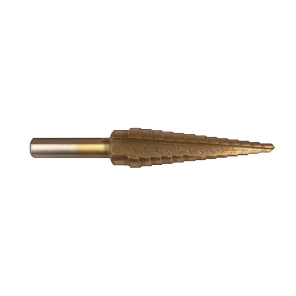 Gold HSS Titanium Step Bits 1/8