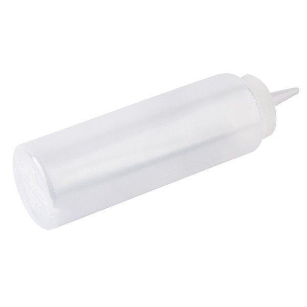 Std Sqz Bottle, Clr, 38mm, Cone, 8OZ, PK12