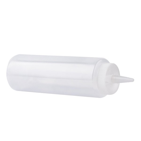 Std Sqz Bottle, Clr, 38mm, Cone, 8OZ, PK12