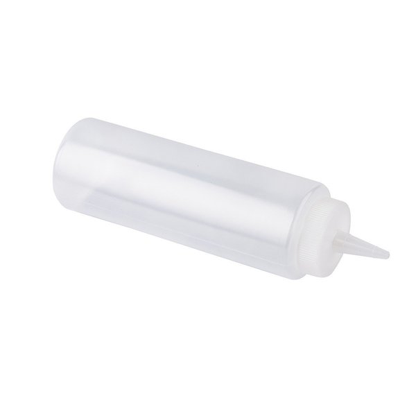 Std Sqz Bottle, Clr, 38mm, Cone, 8OZ, PK12
