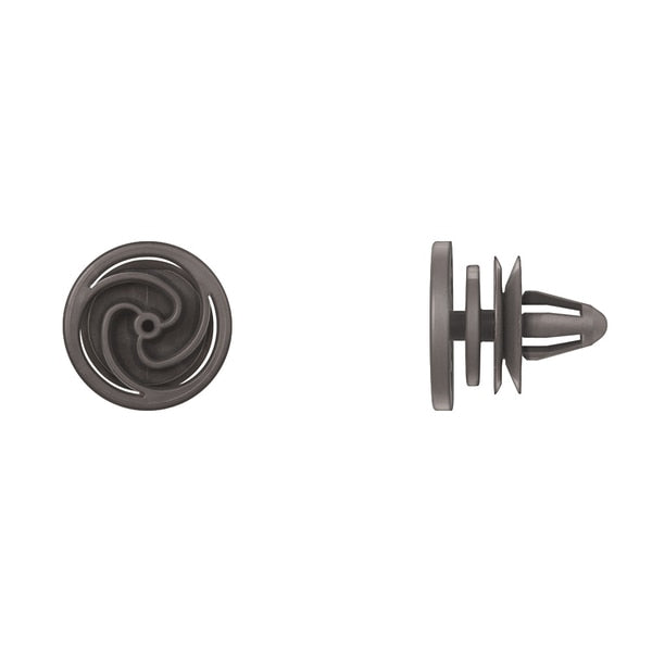 Blk Nyln Trim Panel Ret 8mm Hole Size 12.5mm Stem L PK25