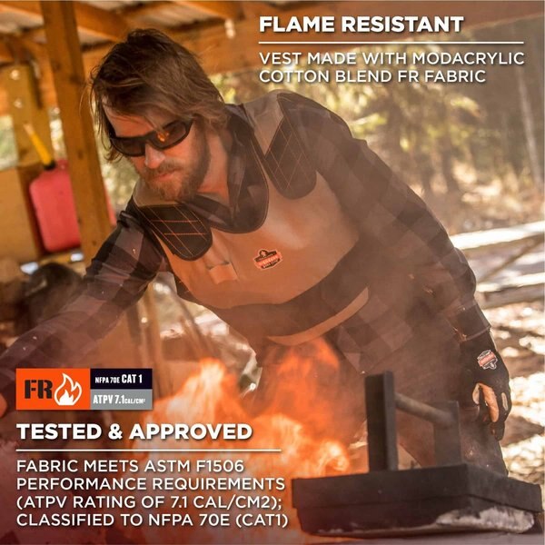 L/XL Cooling Vest, Orange
