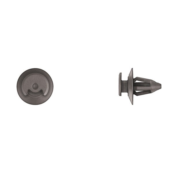 Blk Nyln Door Panel Clips 8mm Hole Size 14mm Stem L PK25