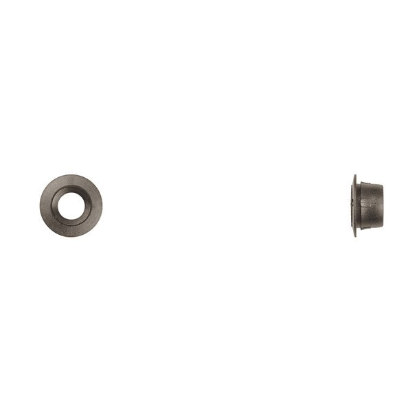 Blk Nyln Moulding Inserts 9mm Hole Size 6mm Stem L PK25
