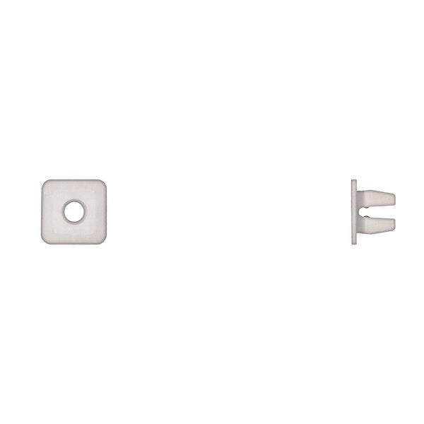 Ntrl Nyln H/L Adj Grommets 5-.80mm Screw 8mm Hole Size PK25