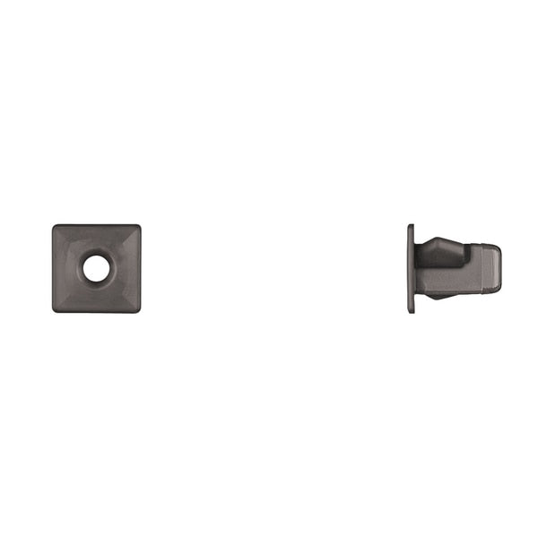 Blk Nyln Bumper Grommets 8 Screw Size 14mm Stem L PK15