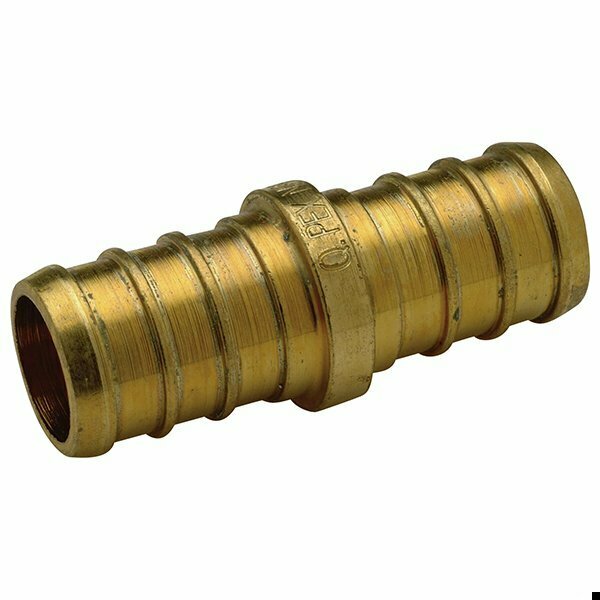 Coupling, Low Lead Brass, 3/8