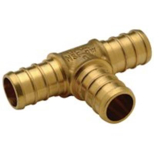 Tee, Low Lead Brass, PEX, 1