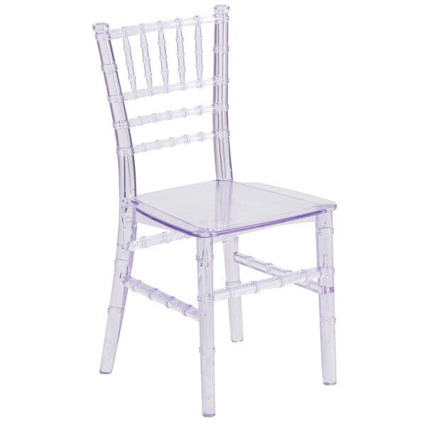 Kids Crystal Transparent Chiavari Chair, PK10