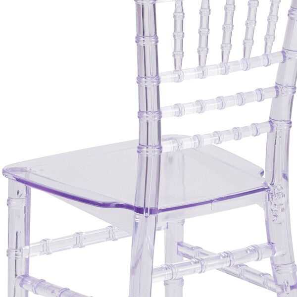 Kids Crystal Transparent Chiavari Chair, PK10