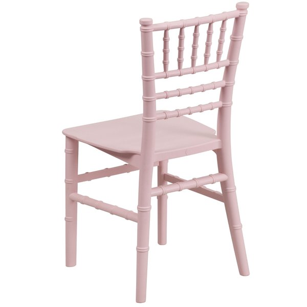 Kids Pink Resin Chiavari Chair, PK10
