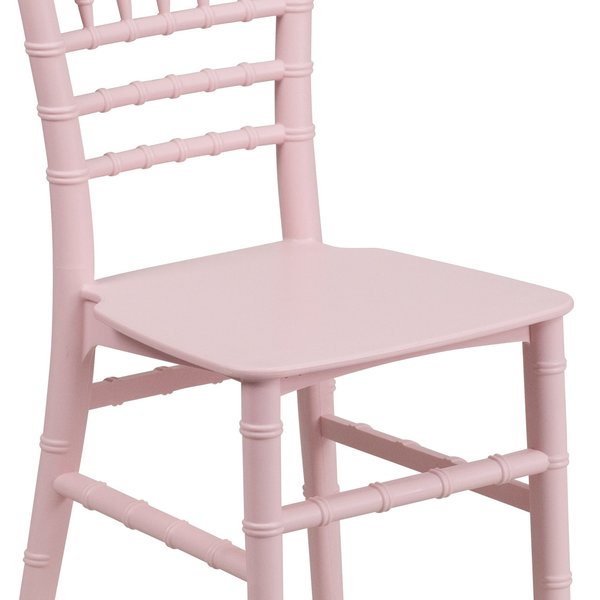 Kids Pink Resin Chiavari Chair, PK10