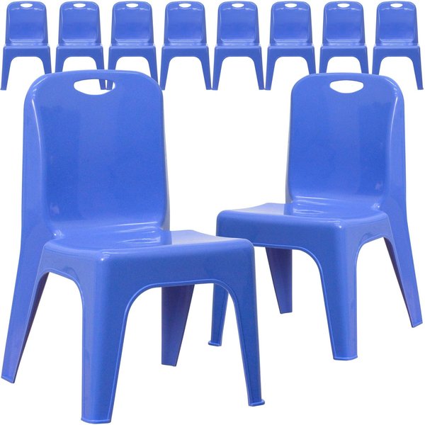 Blue Plastic Stack Chair