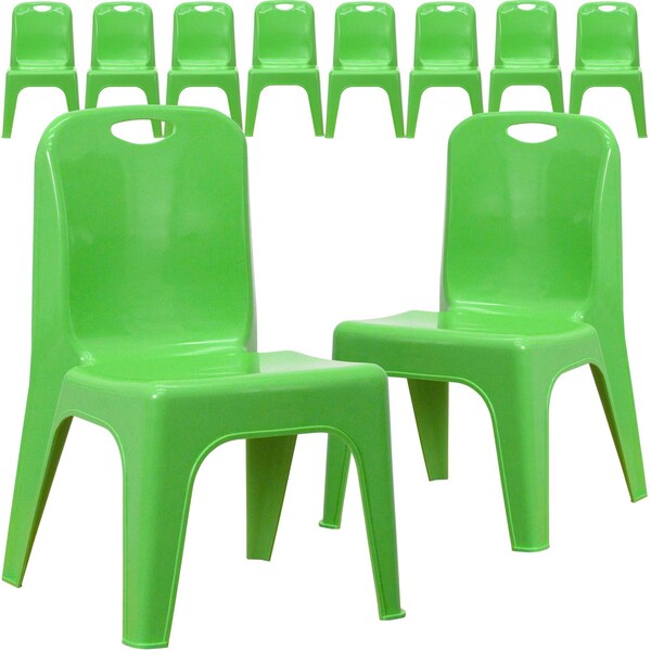 Green Plastic Stack Chair
