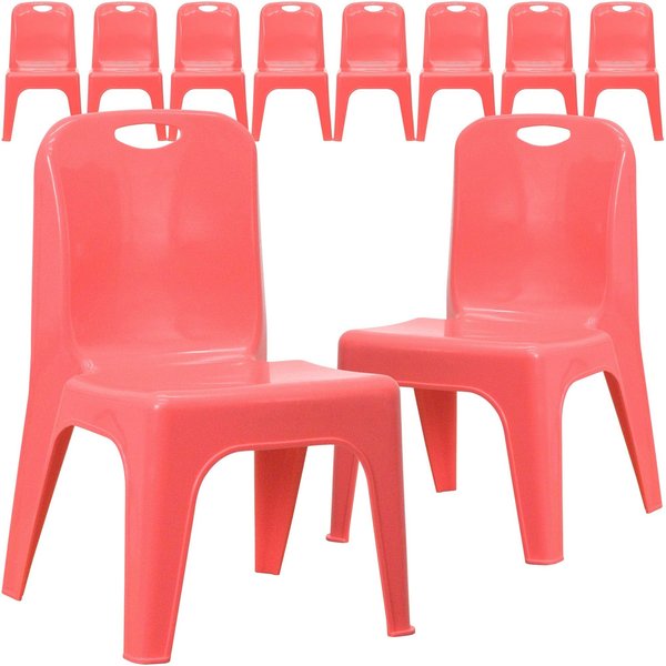 Red Plastic Stack Chair