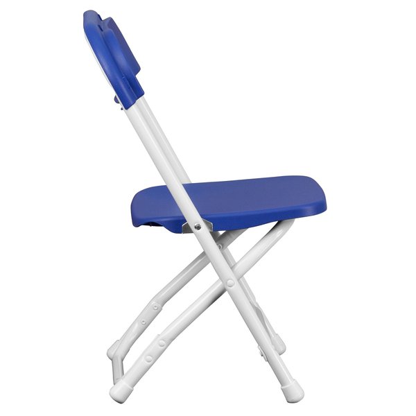 Kids Blue Plastic Folding Chair