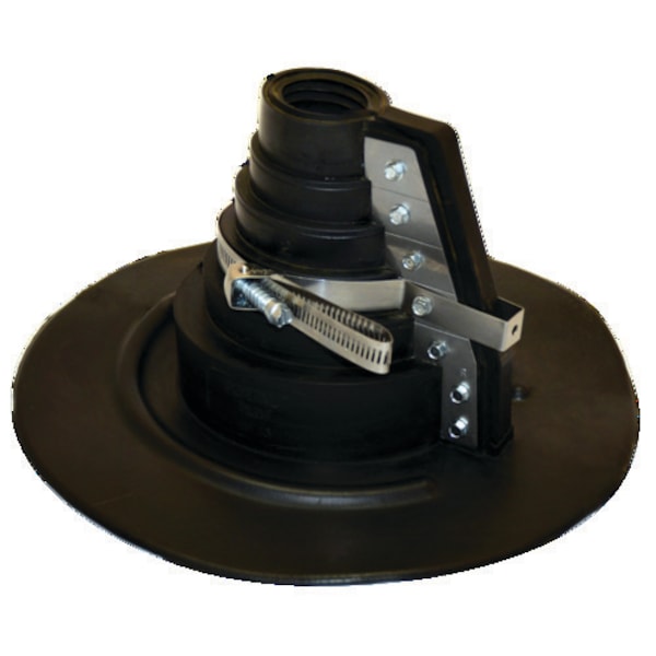 Small Retrofit Flashing, Black EPDM, 1