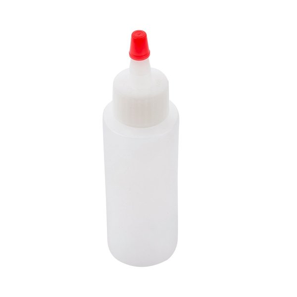 Chefs Sqz Bottle, Clr, Cone Tip, 2OZ, PK12