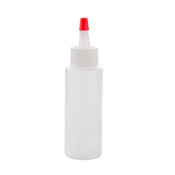 Chefs Sqz Bottle, Clr, Cone Tip, 2OZ, PK12