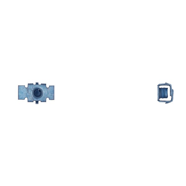 Blue Finish Mid Panel Nuts 4.2-1.41mm Scr .70mm-2.3mm P/R PK25