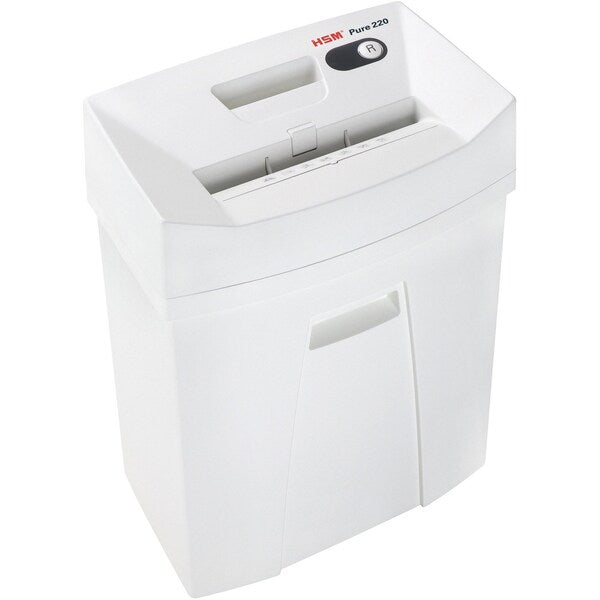Paper Shredder, Strip-Cut, White, 5.3 gal.
