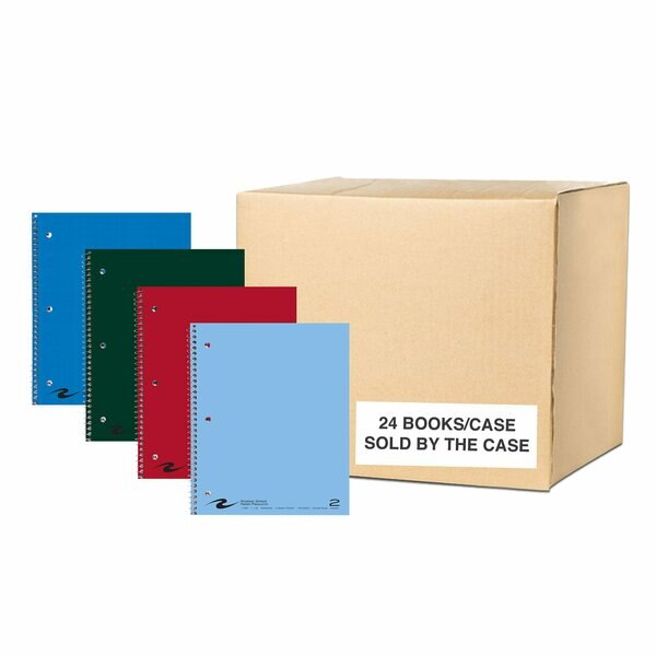 Case of 2 Subject Notebooks, 2 Pockets, 11